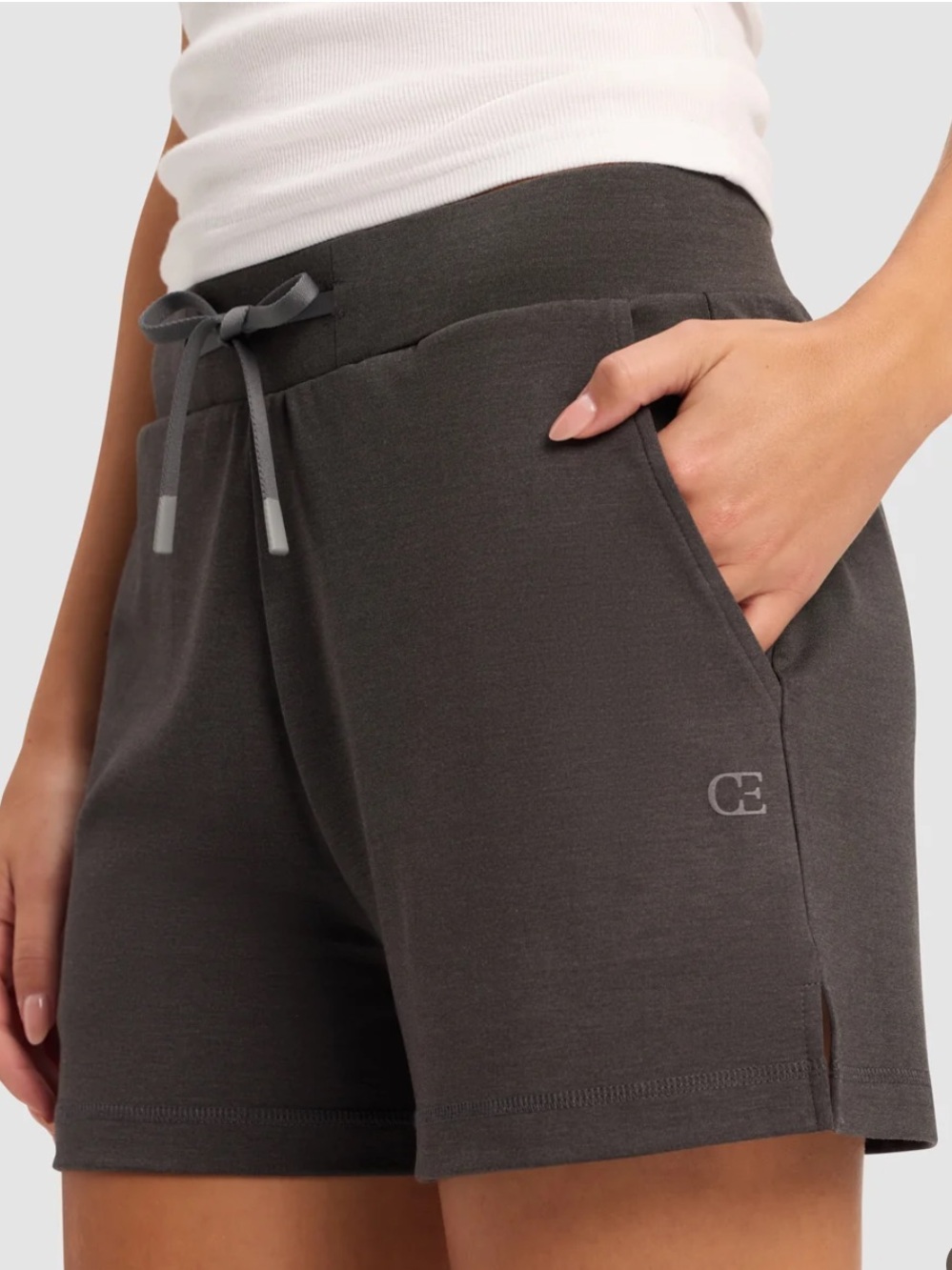 Cozy Earth S Women’s Brushed Bamboo Shorts Lounge Drawstring